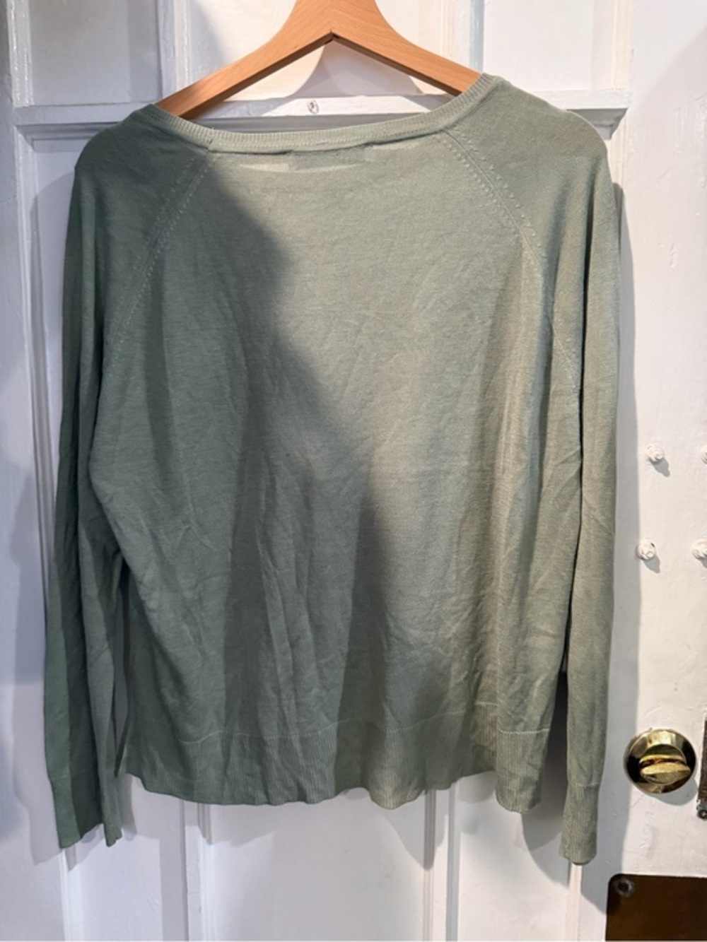 Zara Sage Green Crewneck Sweater